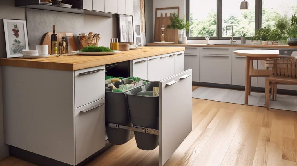 Hygiene First 6 Best Locations For A Garbage Can In The Kitchen Deco